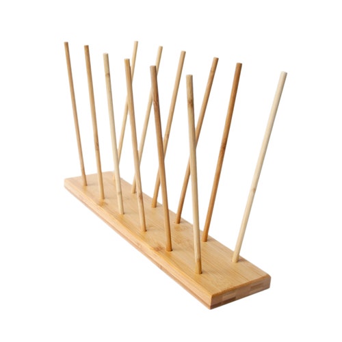 Bamboo Drying Rack Dish Rack Ziploc Bag Dryer Bottle Dryer Etsy Canada