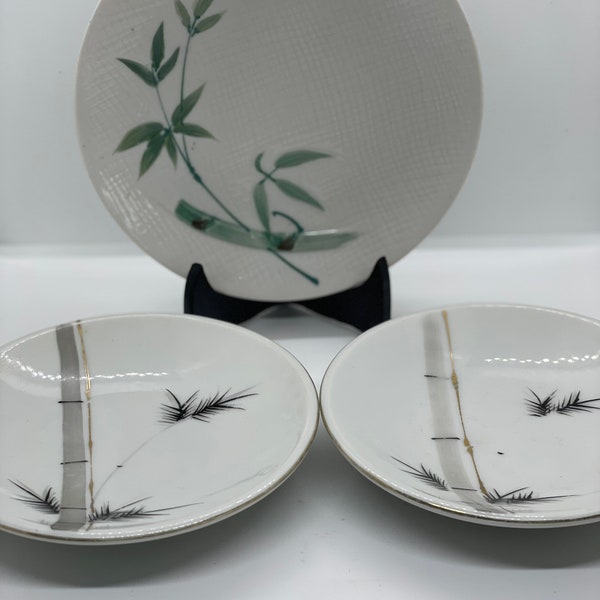 Image showcasing Bamboo Ceramic Plates - Etsy
