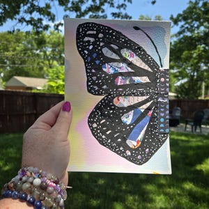 Collaged Butterfly