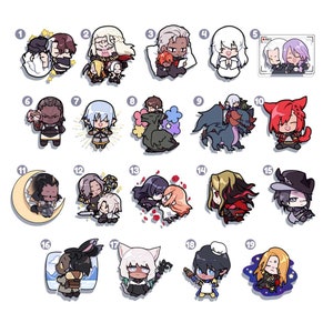 FFXIV | [silly] Acrylic Keychains