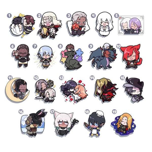 FFXIV | [Gekke] acrylsleutelhangers