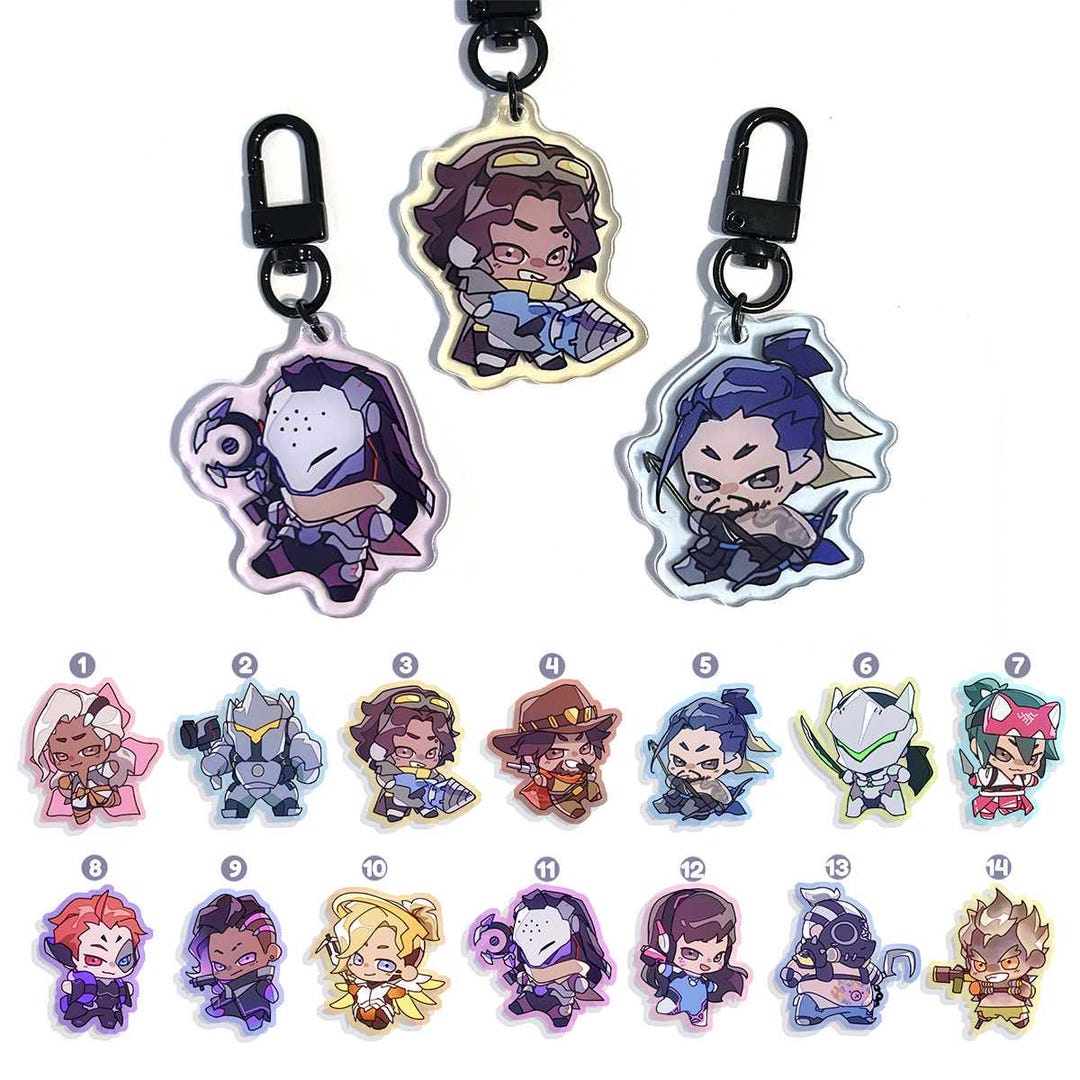 OVW | [chibi] Acrylic Keychains - Etsy