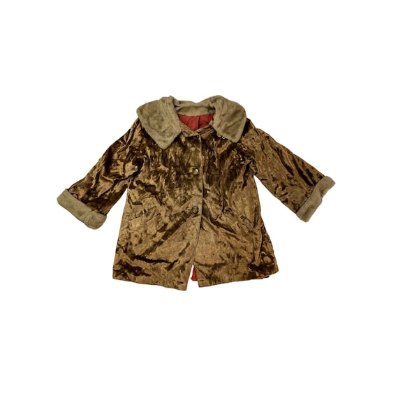 70s Faux Fur Mod Coat