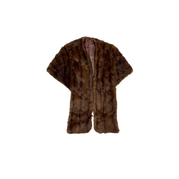 40s Mink Fur Shrug