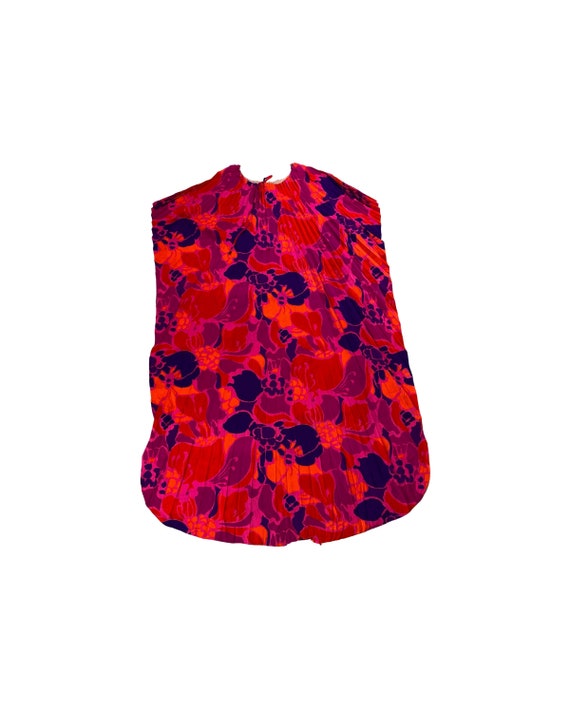 70s Bright Mod Tiki Kaftan