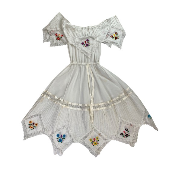 70s Mexican Wedding Dress