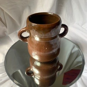 Wheel Thrown Ceramic Vessel With Handles - Etsy