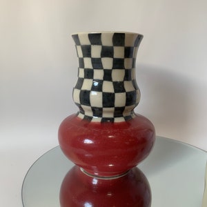 Checkered Vase