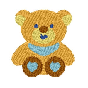 Teddy Bear embroidery design,  baby teddy embroidery, mini teddy bear design, digital INSTANT DOWNLOAD, vp3 xxx dst hus