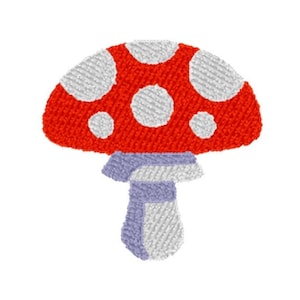 Mushroom Embroidery Design