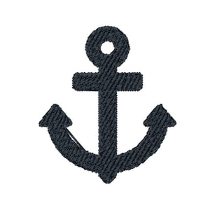 Anchor Embroidery Design - Mini Anchor Embroidery Design - Ship Anchor Embroidery File - INSTANT DOWNLOAD