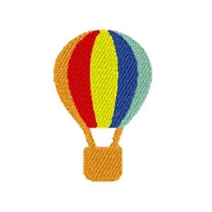 Hot Air Balloon Machine Embroidery Design - HotAir Balloon Embroidery Design - INSTANT DOWNLOAD