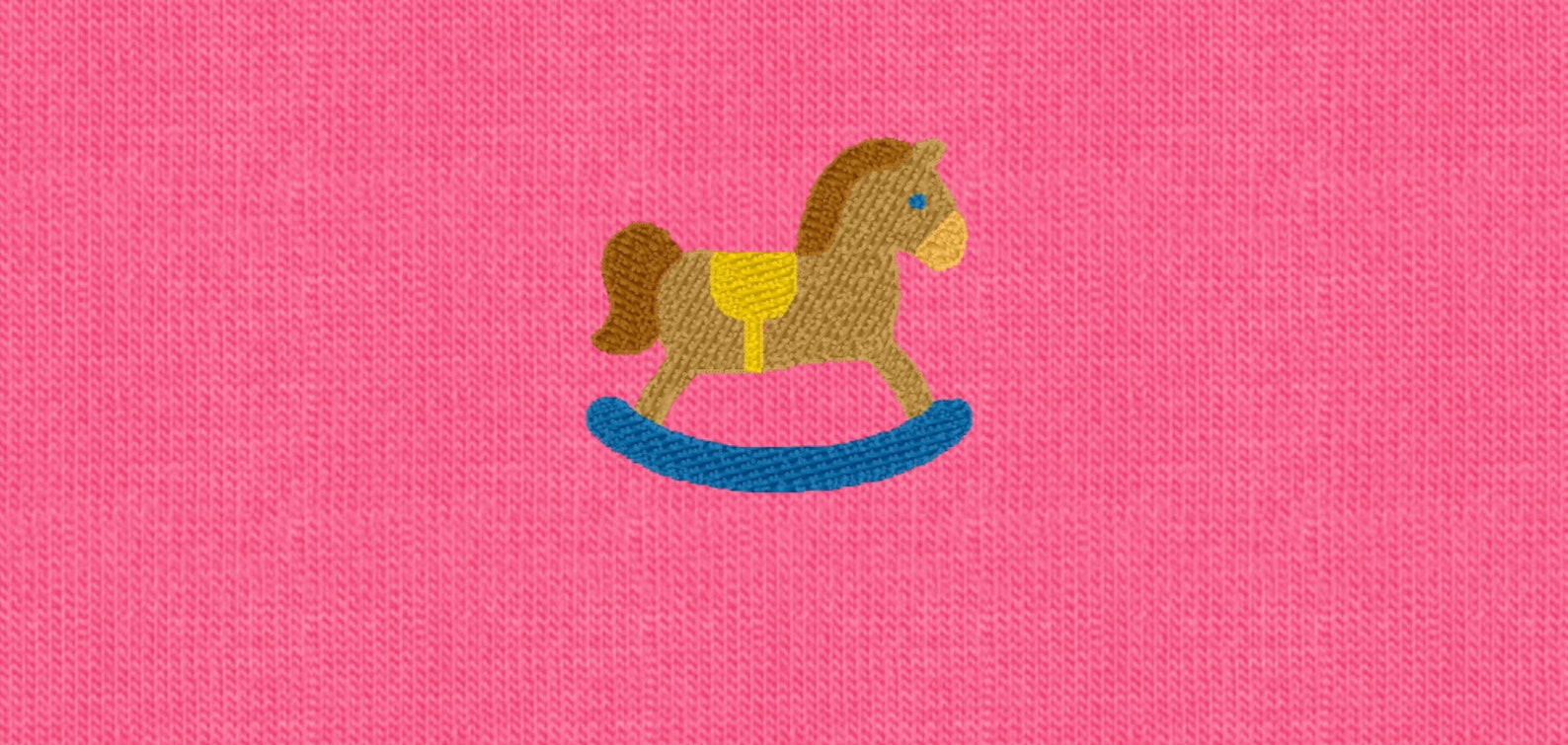 Mini Rocking Horse Embroidery Design Rocking Horse Etsy