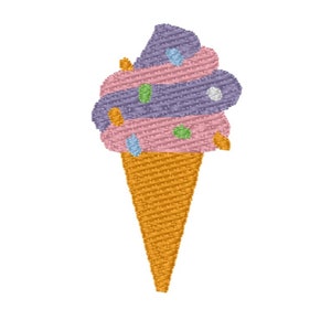 Ice-Cream Embroidery Design