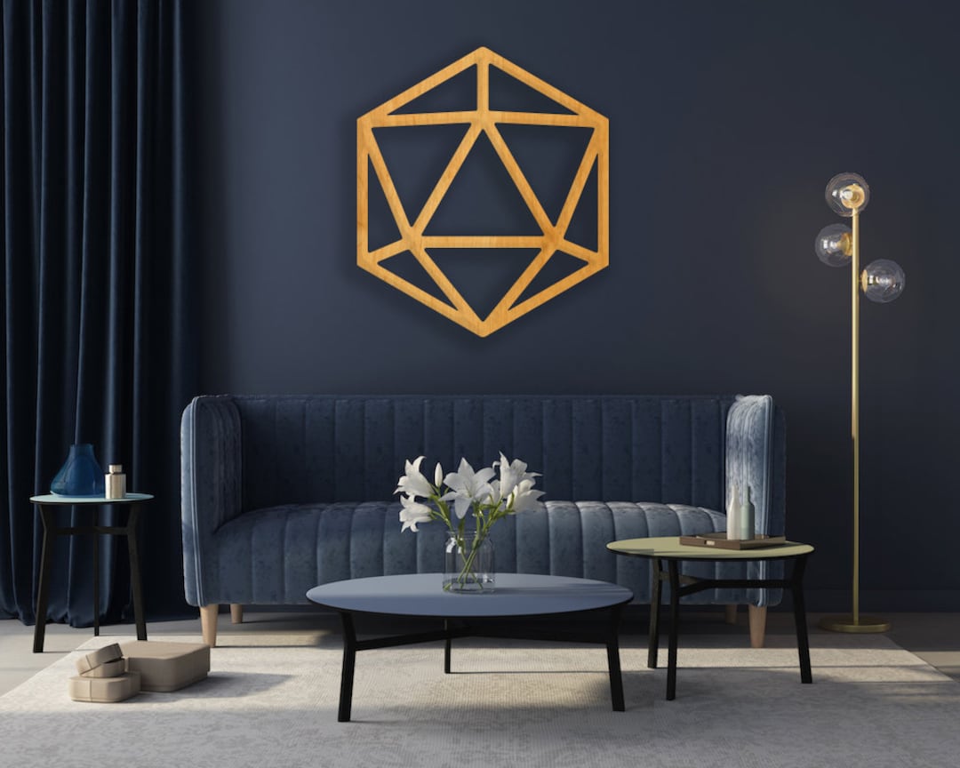 Wooden Cube Wall Decor, Cubical Office Decor, Unique Cubical Decoration