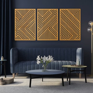 Geometric wood wall art set,Wood wall decor,Wood art wall decor,Geometric wood wall panel,Wood wall set 3,Wall panel wood,Wall art wood