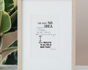 Citation de Khloé Kardashian ! Affiche d'impression d'art numérique