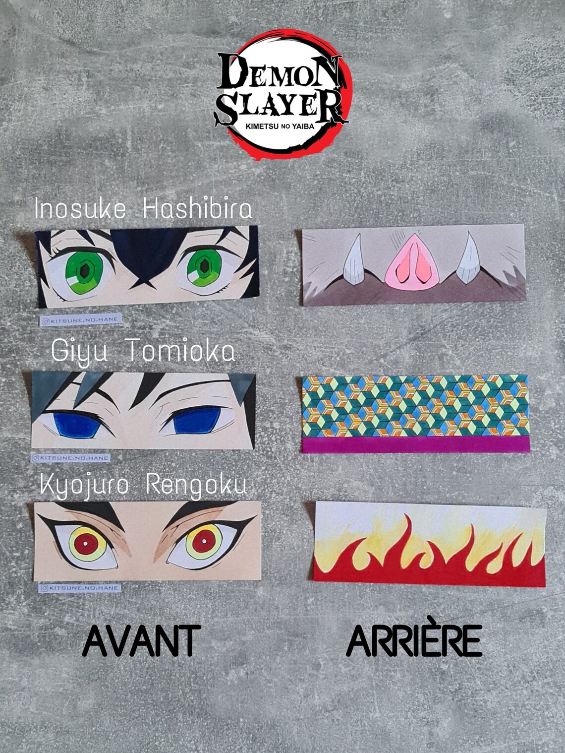 Marque Page Demon slayer | Etsy