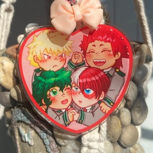 Hero Academy OT4 ship keychain