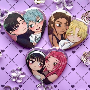 Stage Alien Heart Buttons