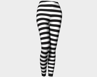 Hexen Leggings - Weiß und Schwarz