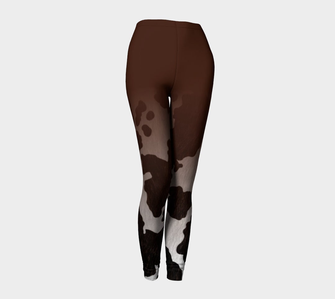 Cow Doodle Print Women's Leggings