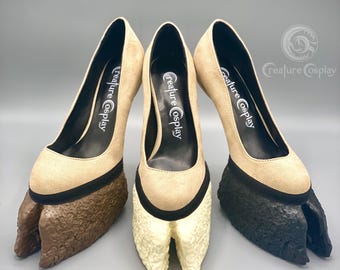 Dämonenhuf Schuhe mit Overknee Leggings