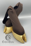 Cloven Hoof Shoes with Custom Colored Hooves