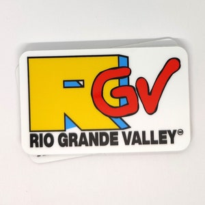 RGV MTV Rio Grande Valley Sticker – puro 956 sticker - rio grande valley rgv waterproof decal – rgv brownsville mcallen harlingen gifts