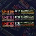 Evangelion Holographic Alert Screen Stickers - EVA Unit 00, 01, and 02 - gifts for evangelion anime fan - neon genesis decal – waterproof