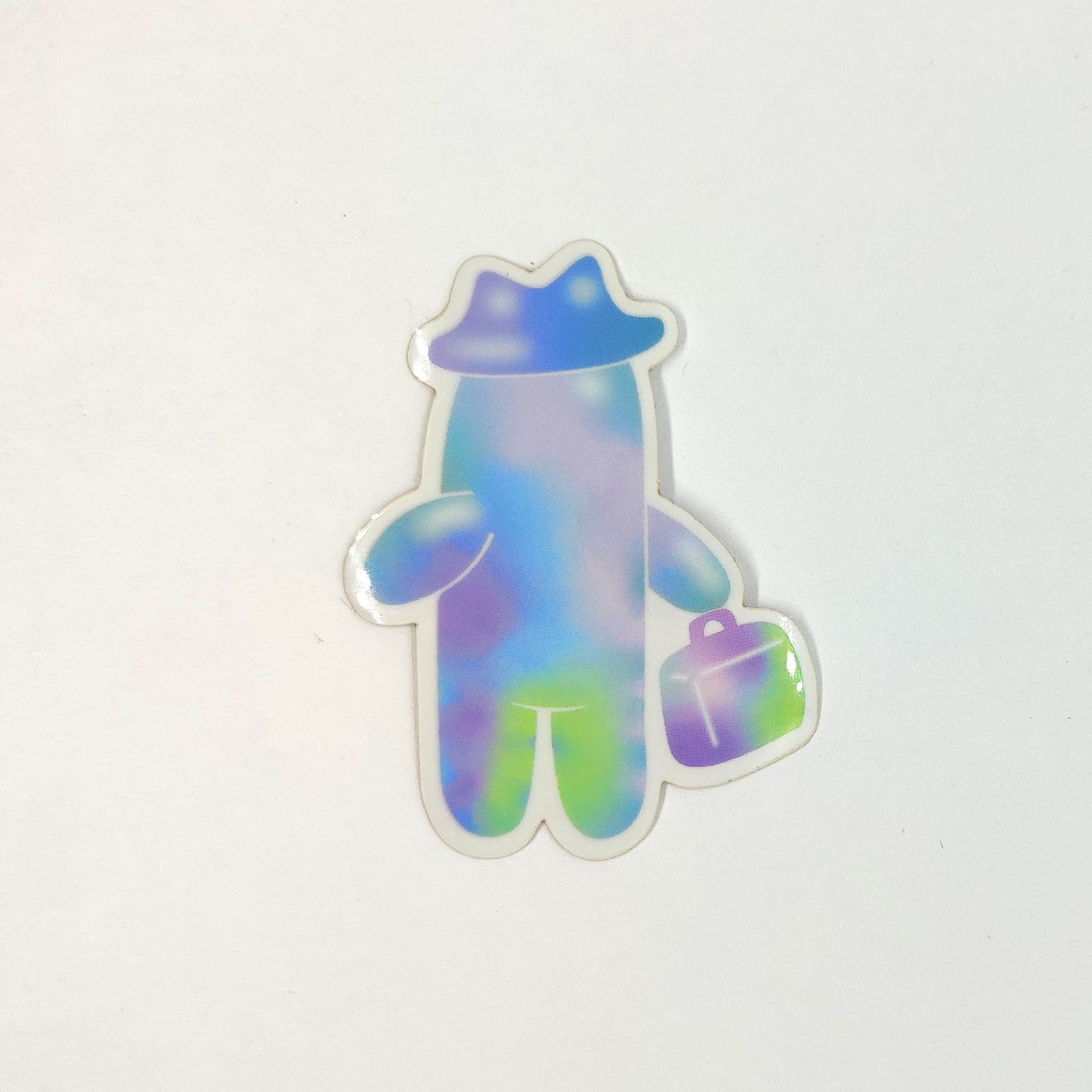 Bubble Buddy Clear Sticker Waterproof Spongebob Sticker Etsy