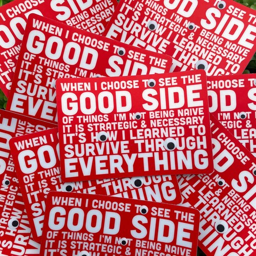 Everything Everywhere All at Once Sticker Googly Eyes Rock Etsy