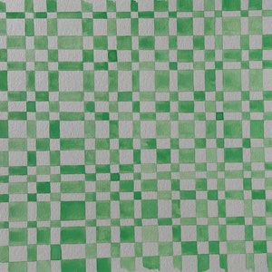 original watercolor painting, #027 (green)