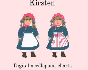 Arquivo digital do gráfico de bordado Kirsten
