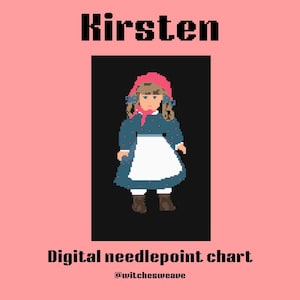 Kirsten Needlepoint chart Digital File