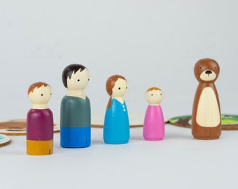 bear hunt peg dolls
