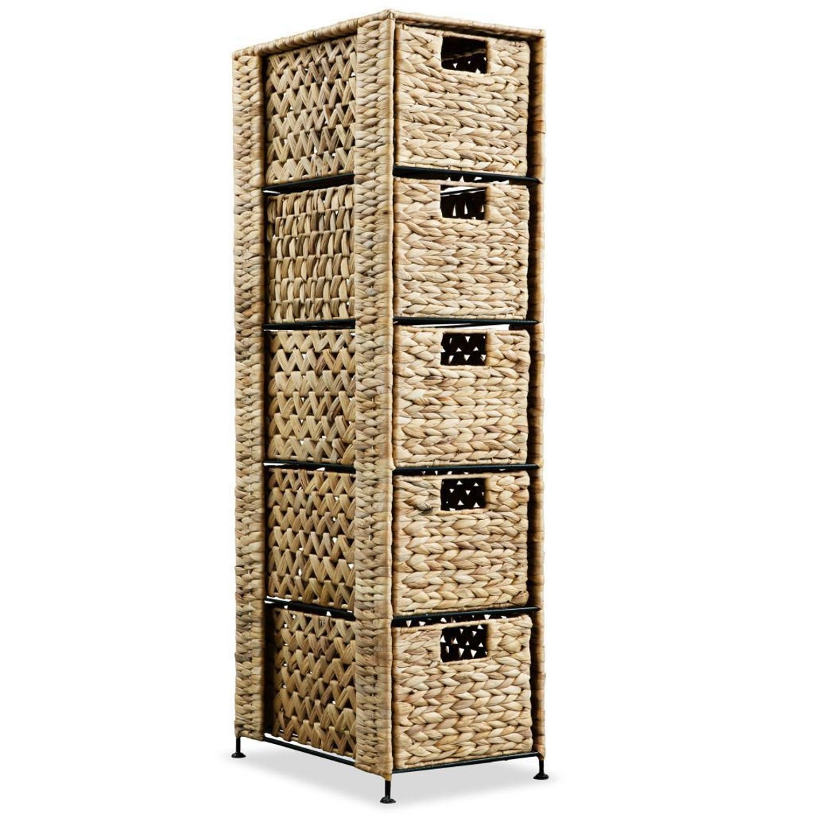 Storage Unit with 5 Baskets 10x14.6x39.4 Etsy
