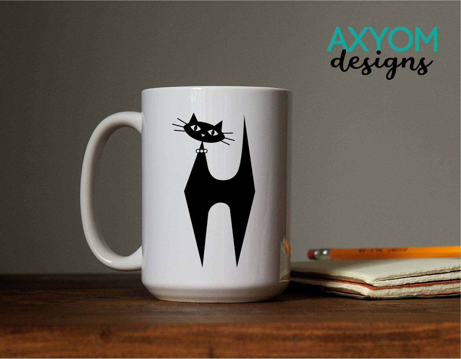 Mid Century Modern Atomic Cats SVG Cricut Cut Files Retro | Etsy