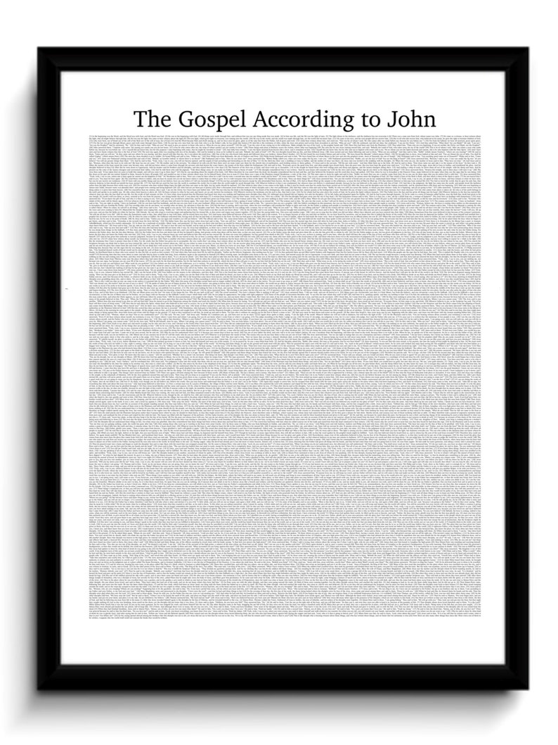 Gospel of John Full Text Digital Download | Entire Book of John PDF ...