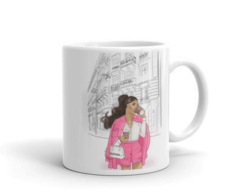 Boss babe mug, girl boss coffee lover mug