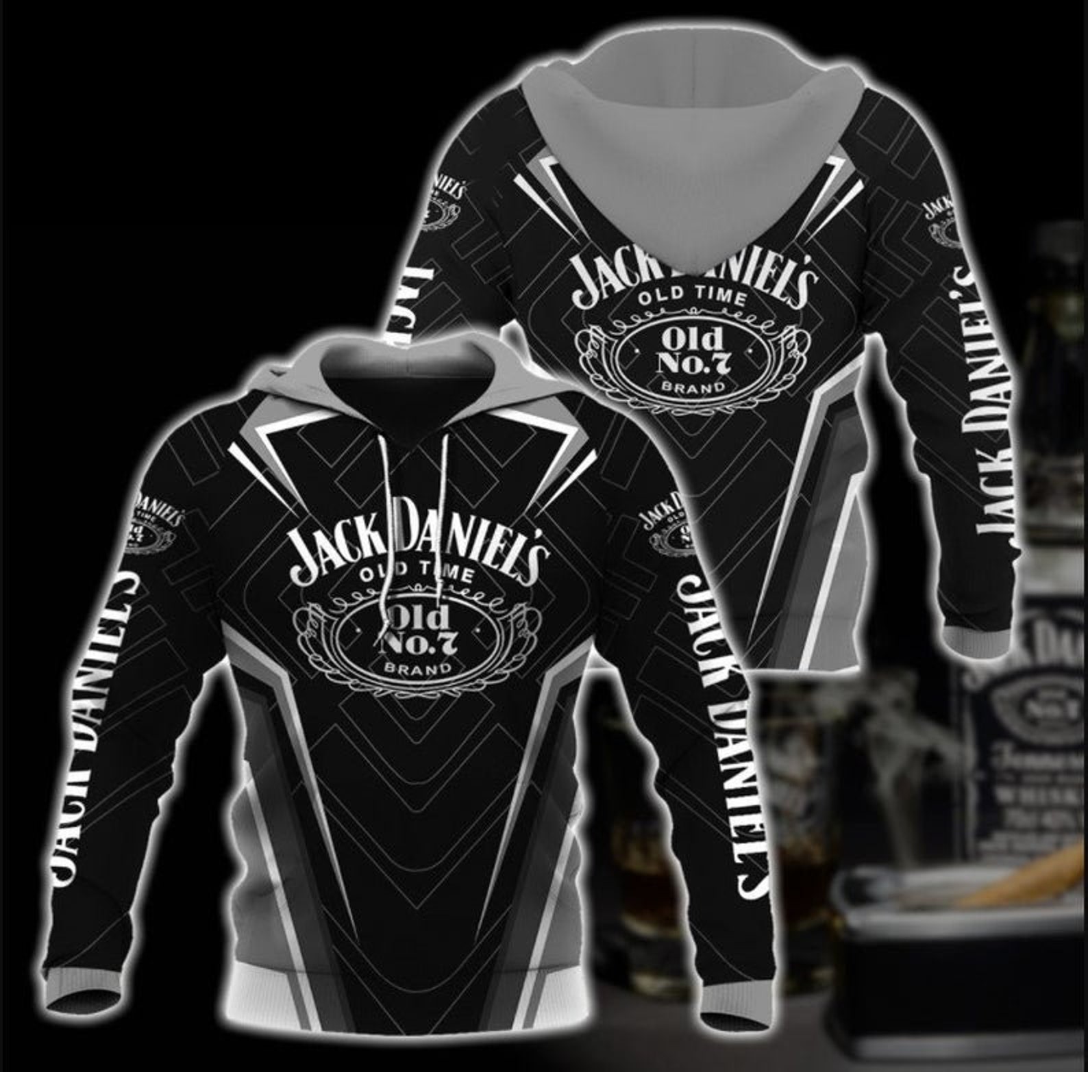 Jack Daniel's Whiskey Hoodie Jack Daniels Hoodie Pullover Etsy