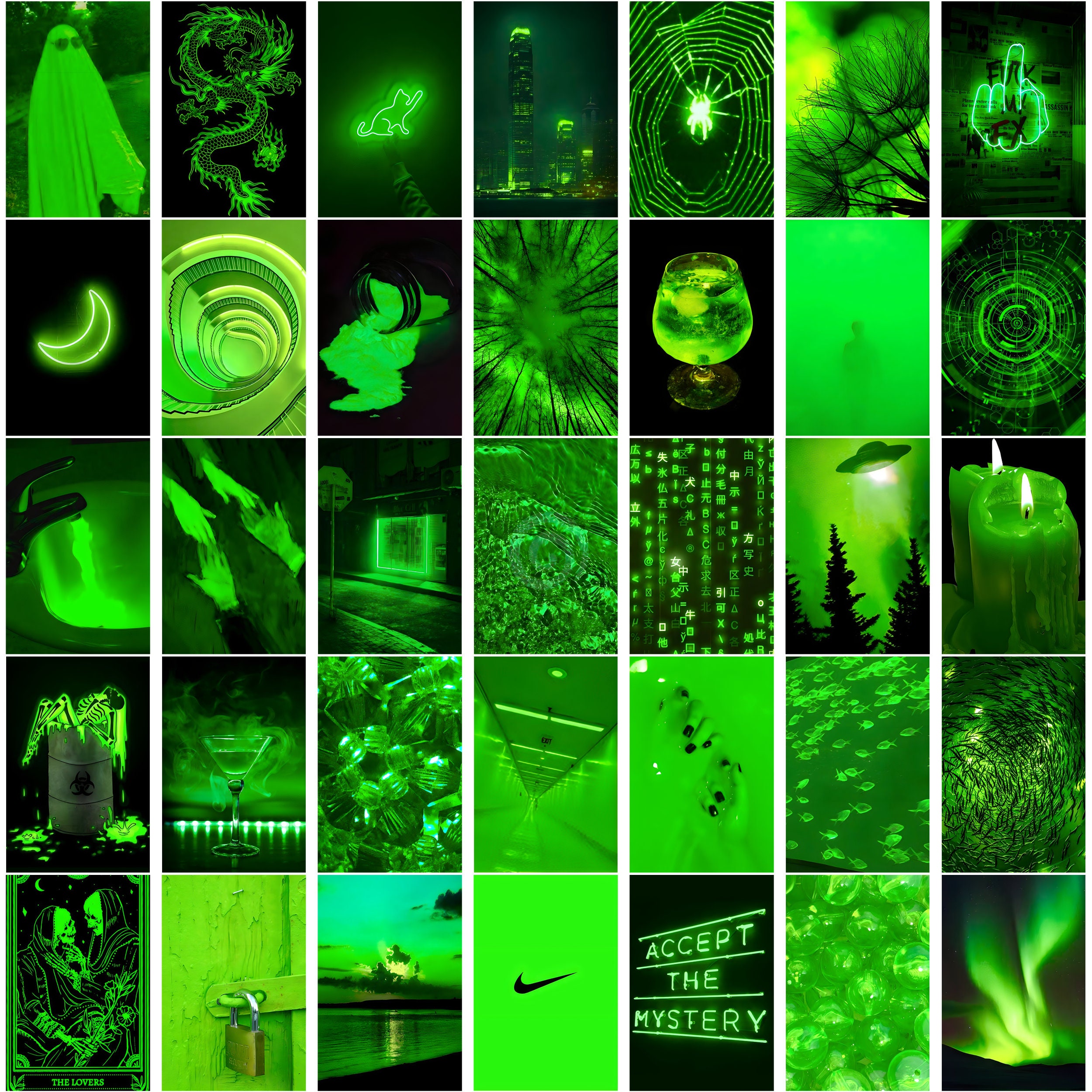 neon green aesthetic