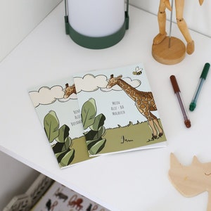 Livre de coloriage alphabet allemand/arabe pour enfants avec motifs d'animaux en format A5 | Alif | Livres islamiques pour enfants | Livre de coloriage | Livres d'apprentissage ABC
