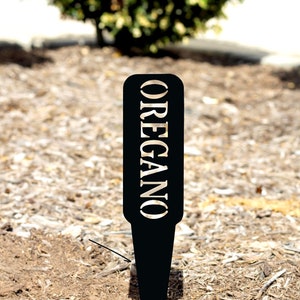 Metal Garden Stake for Herbs, Herb Plant Marker | Large Custom Garden Markers | Spring Gardening