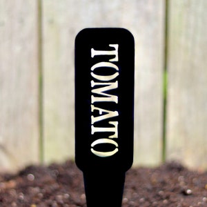 Metal Garden Stake for Vegetables, Vegetable Name Tags | Large Custom Garden Markers | Spring Gardening