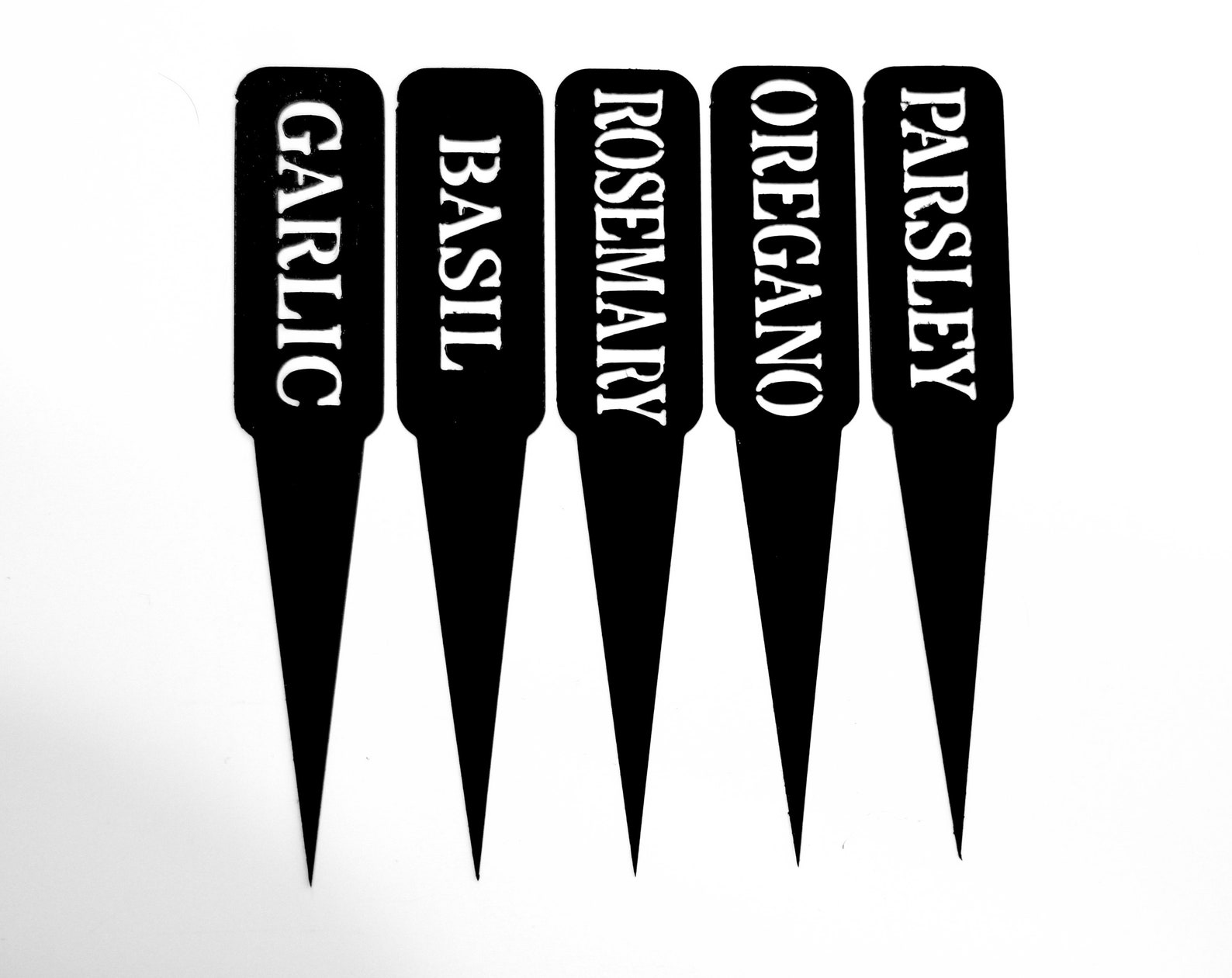 Metal Garden Stake for Herbs, Herb Plant Marker Large Custom Garden