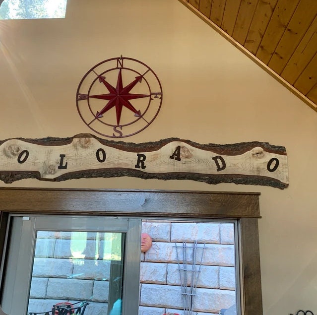 Thin 6.5 Rustic Metal Letters and Numbers AZ 09 Rust Etsy