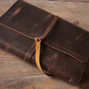 Rustikales Großes LederBuch, A5 Gebundenes Notizbuch Journal Scrapbook Cover, Blanko oder Gefüttert Papier A4 Leder kleines Skizzenbuch Männer Frauen