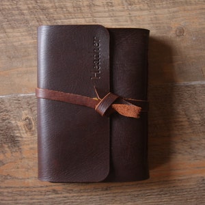 Diario in pelle piccola persoanlized, A5 Bound Notebook Journal Scrapbook Copertina, Carta bianca o foderata Grande A4 Pelle Sketchbook Uomini Donne