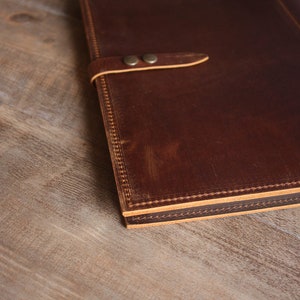 Custom Leather Portfolio Binder 3 Anillo con cremallera para hombres mujeres, cubierta de cuaderno rellenable, organizador de la carpeta del soporte del documento Padfolio
